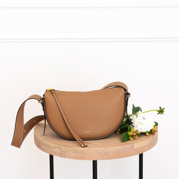 (AALLYN) Elara Leather Convertible Bag - Tobacco - Picture 7 of 9